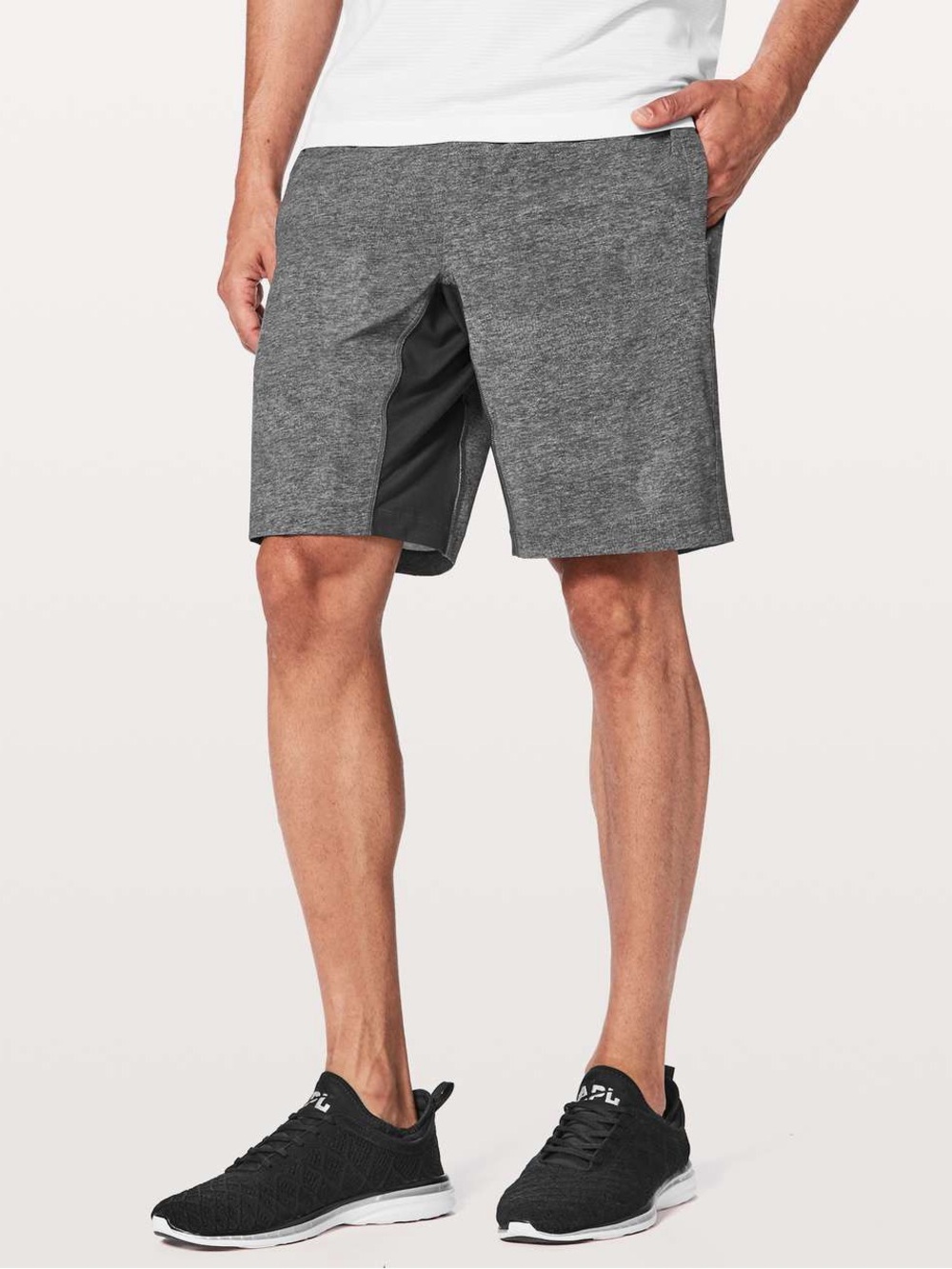 Lululemon T.H.E. Short Linerless 9" Heathered Gray
